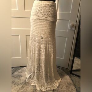 Abercrombie Crochet Style Maxi Skirt